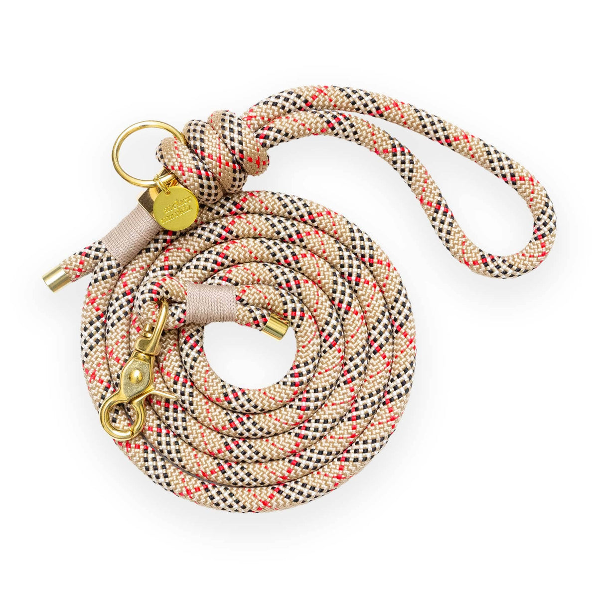Scottish Tartan Rope Dog Leash