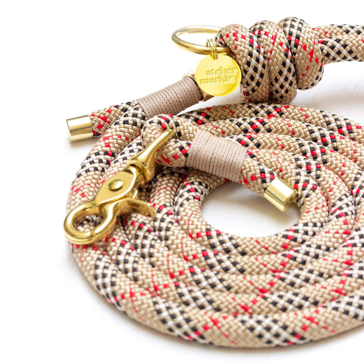 Scottish Tartan Rope Dog Leash