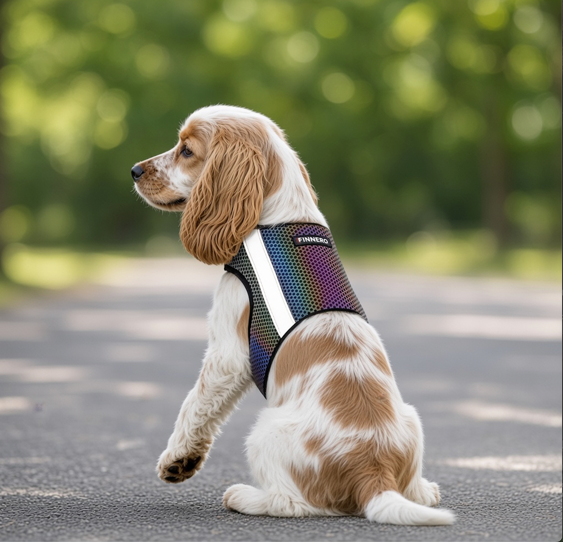Gilet réfléchissant haute visibilité pour chien - L'indispensable de l'automne