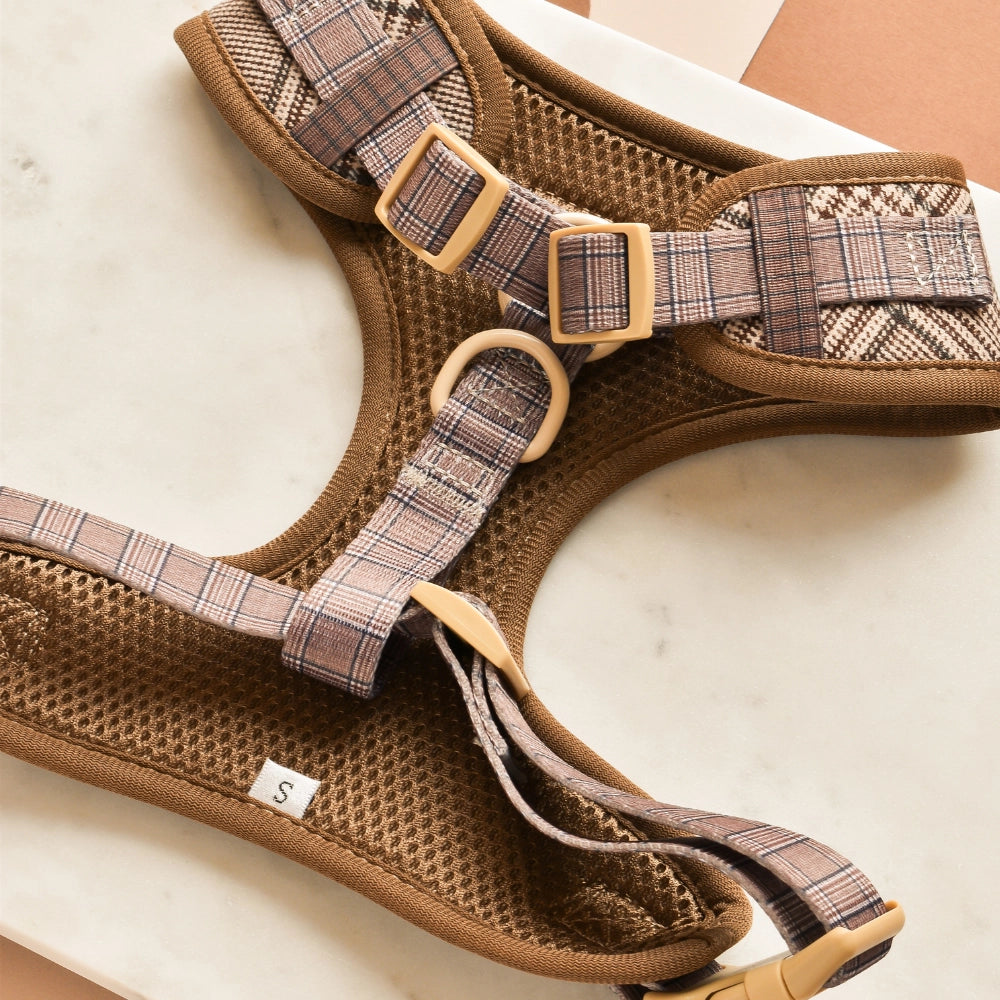 Harnais ajustable Pup Plaid | Cocker Spaniel